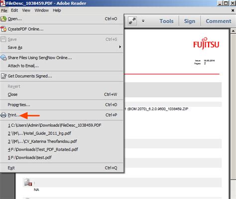 Fix printing issues in Acrobat, Reader X .